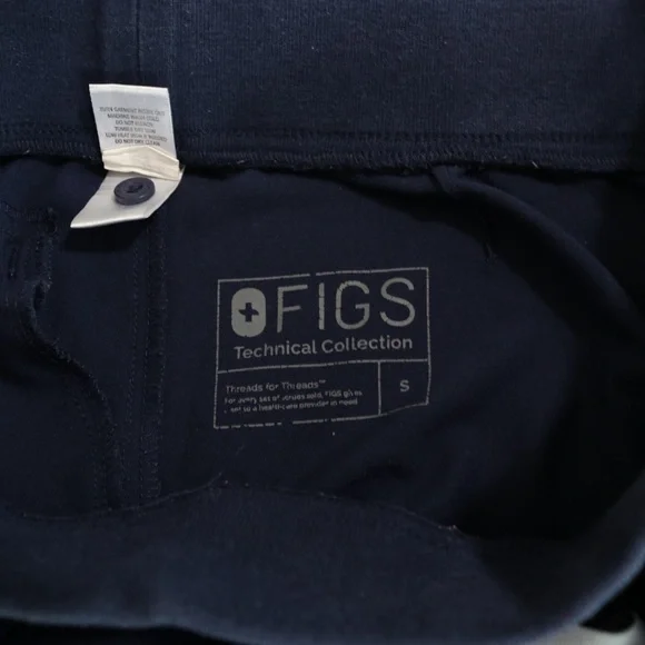 Figs Navy Blue Technical Collection Scrub Pants Size Small - Picture 6 of 6